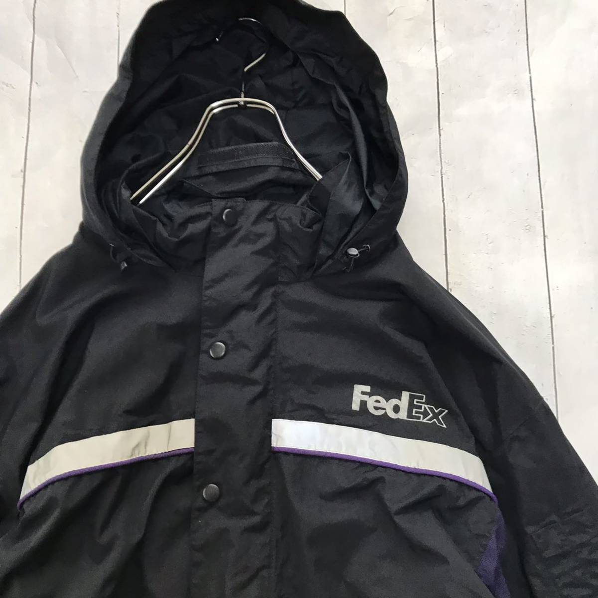 FedEx フェデックス リフレクター マウンテンパーカー ナイロンジャケット XXL 企業物_画像4