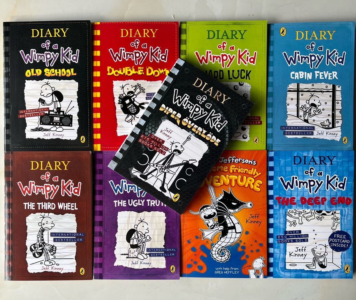 Diary of a Wimpy Kid Greg. dame diary 17 pcs. + extra chapter 4 pcs. English picture book comedy international shipping new goods foreign book many .