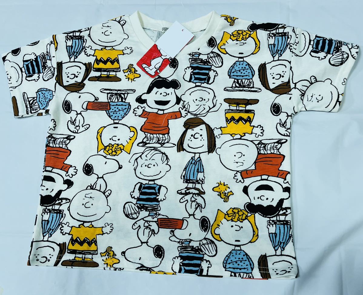 福袋3F3204*激安sale!!新品 こども服 半袖Tシャツsize100　2枚★PEANUTS.スヌーピー_画像4