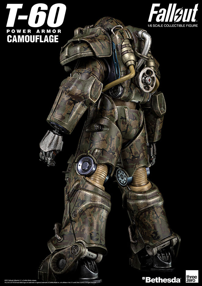 Fallout THREEZERO 1/6 T‐60 Camouflage Power Armor（1/6 T-60 迷彩・パワーアーマー）の画像2