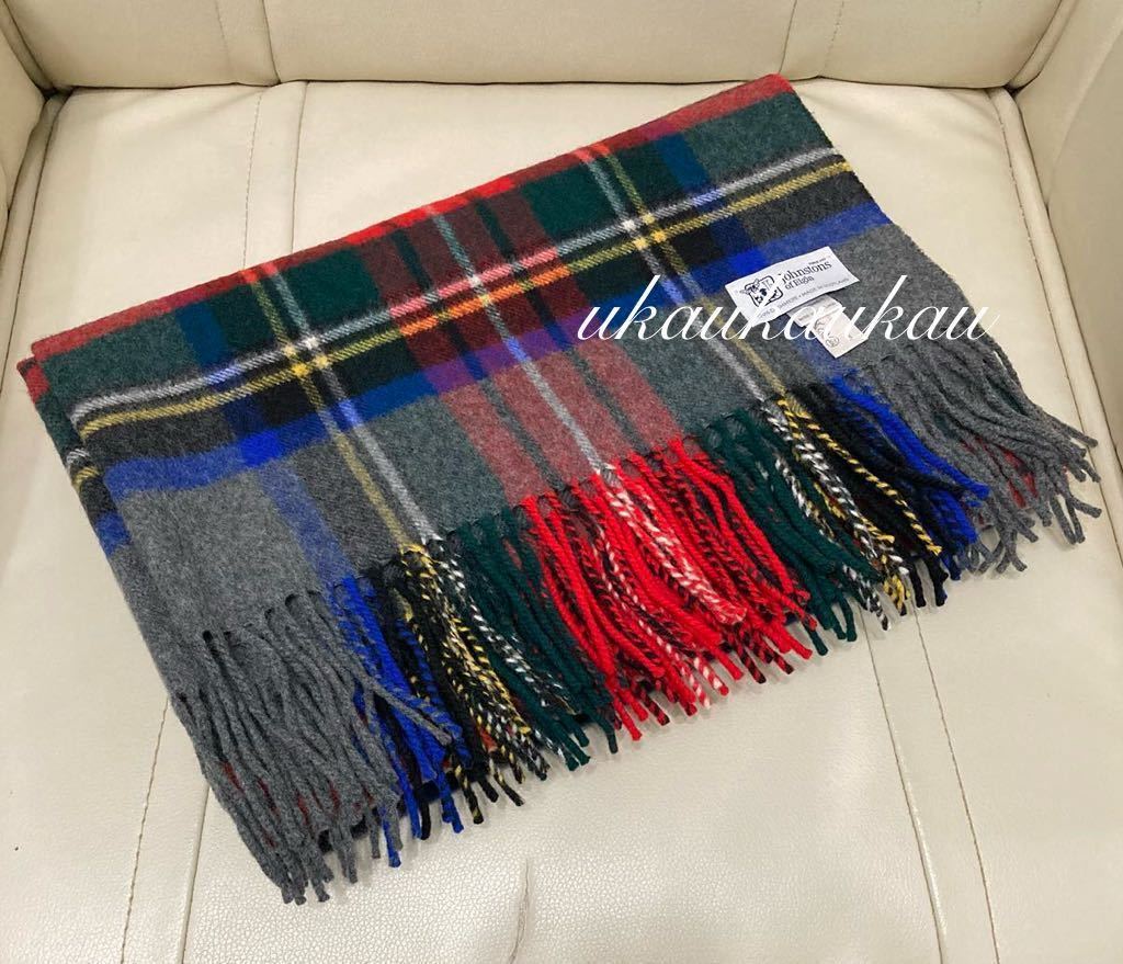 日本別注】美品 ジョンストンズ カシミア ストール マフラー 日本別注】美品 ジョンストンズ カシミア ストール マフラー