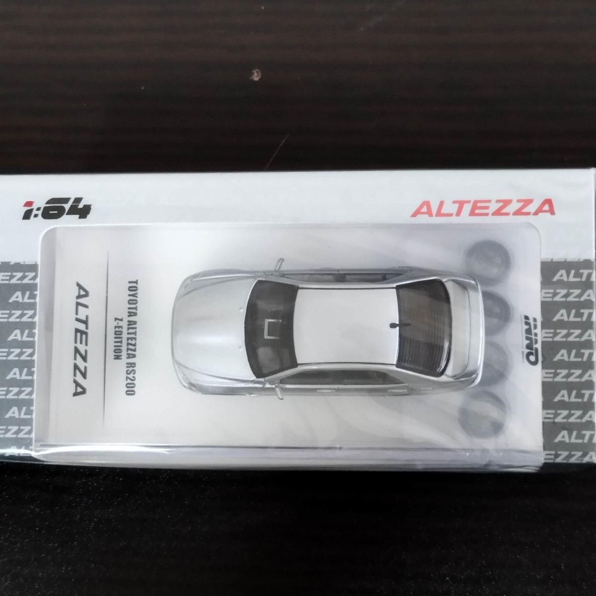 TADBT 1/64 イノモデル トヨタ アルテッツァ RS200 Z-Edition シルバー 交換用ホイールセットの画像2
