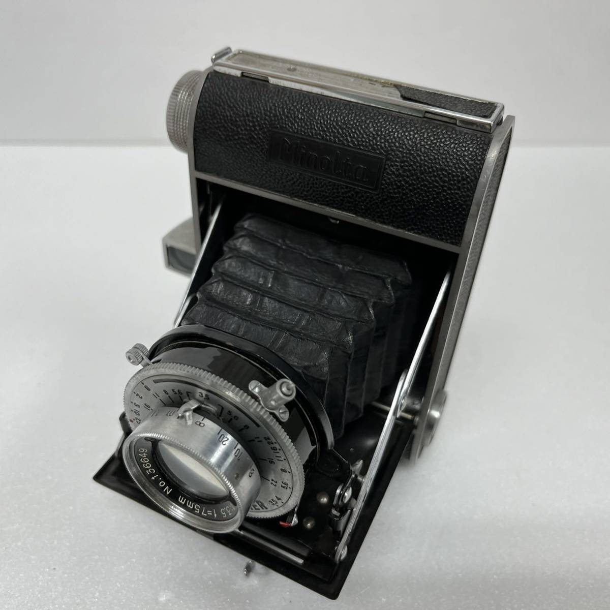 蛇腹カメラ ミノルタ Minolta KONAN-FLICKER 75mm/F3.5 スプリングカメラの画像2