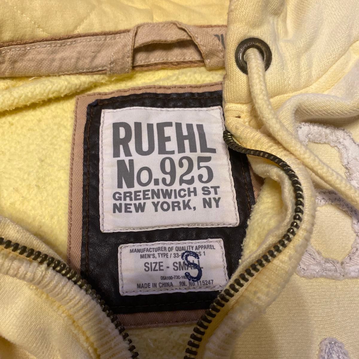 RUEHL No 925 ルール パーカーS イエロー|Yahoo!フリマ(旧 RUEHL No 925 ルール パーカーS イエロー|Yahoo!フリマ(旧