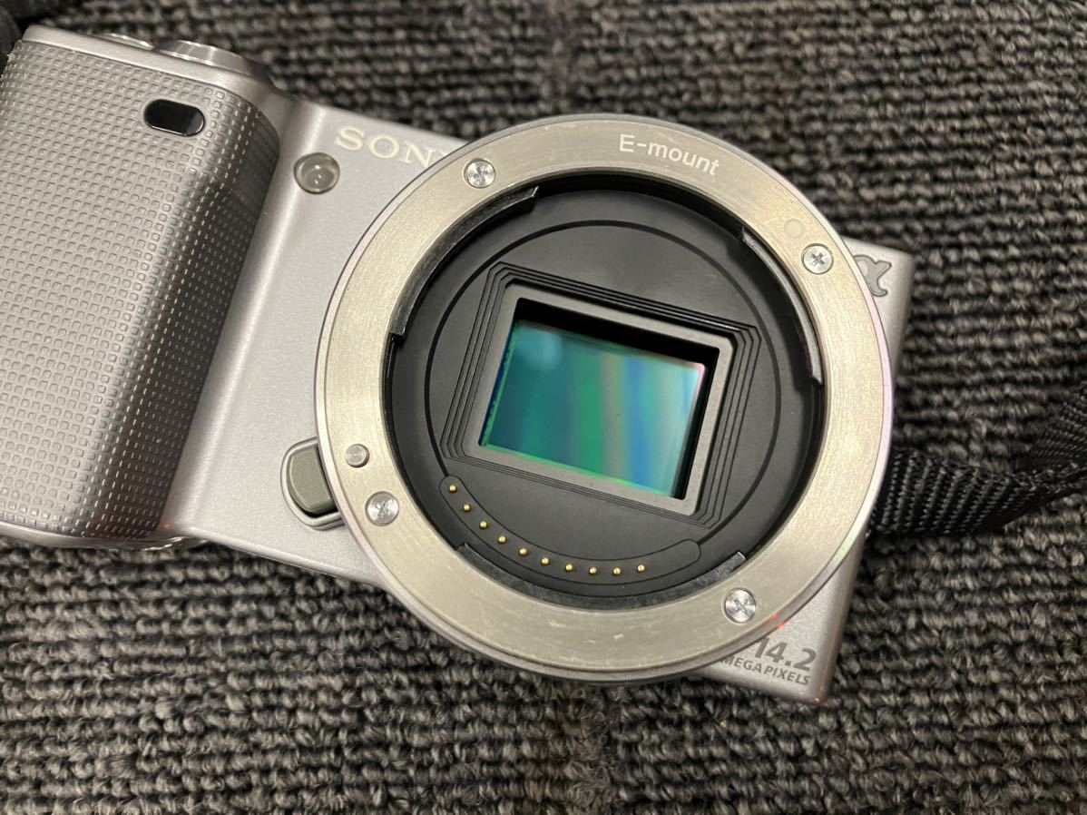 ■【売り切り】SONY（ソニー）ミラーレス一眼カメラ α NEX-5 lens E 2.8/16 E 3.5-5.6 18-55 OSS_画像7