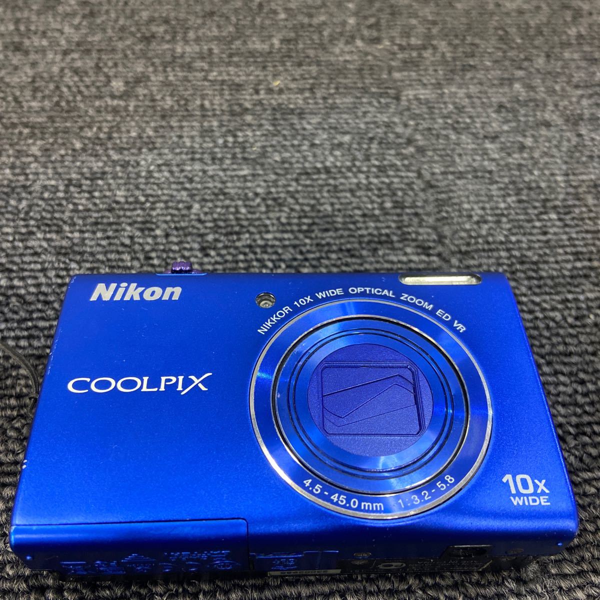 ◯【売り切り】Nikon ニコン　COOLPIX S6200 ニコン クールピクス デジタルカメラ デジカメ 4.5-45.0mm1:3.2-5.8 2011年製_画像2