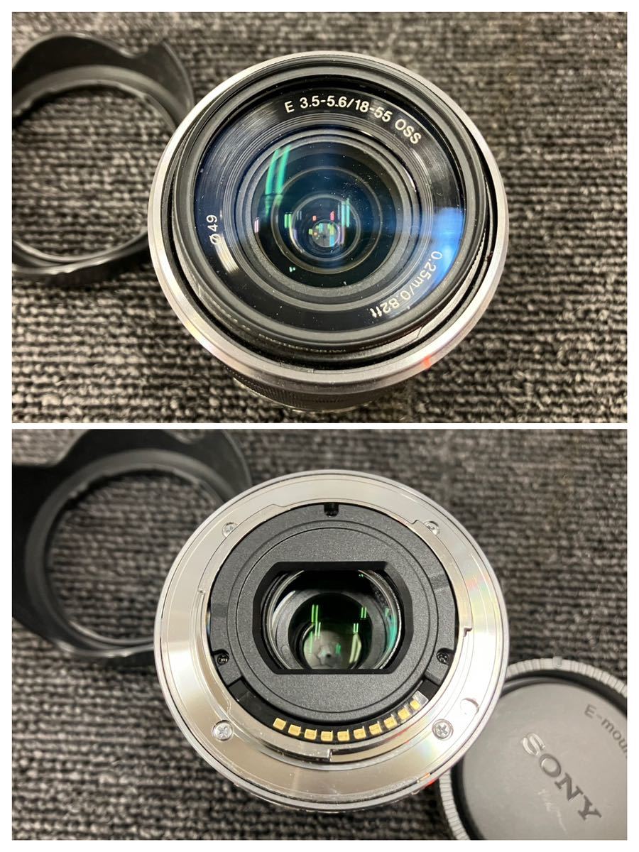 ■【売り切り】SONY（ソニー）ミラーレス一眼カメラ α NEX-5 lens E 2.8/16 E 3.5-5.6 18-55 OSS_画像9