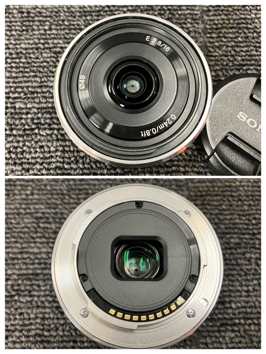 ■【売り切り】SONY（ソニー）ミラーレス一眼カメラ α NEX-5 lens E 2.8/16 E 3.5-5.6 18-55 OSS_画像8