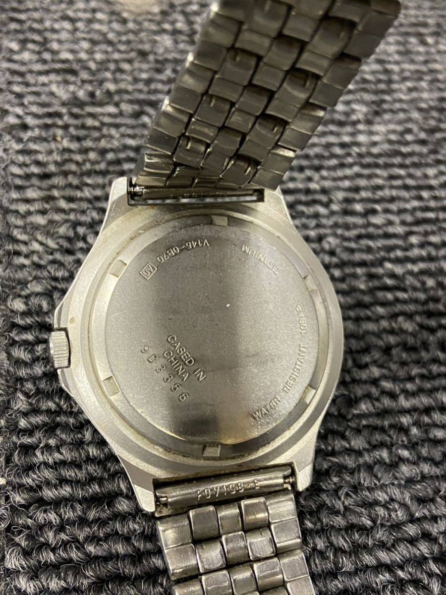 ■【売り切り】セイコー ALBA チタン 腕時計 V145-0B70 クォーツ_画像5