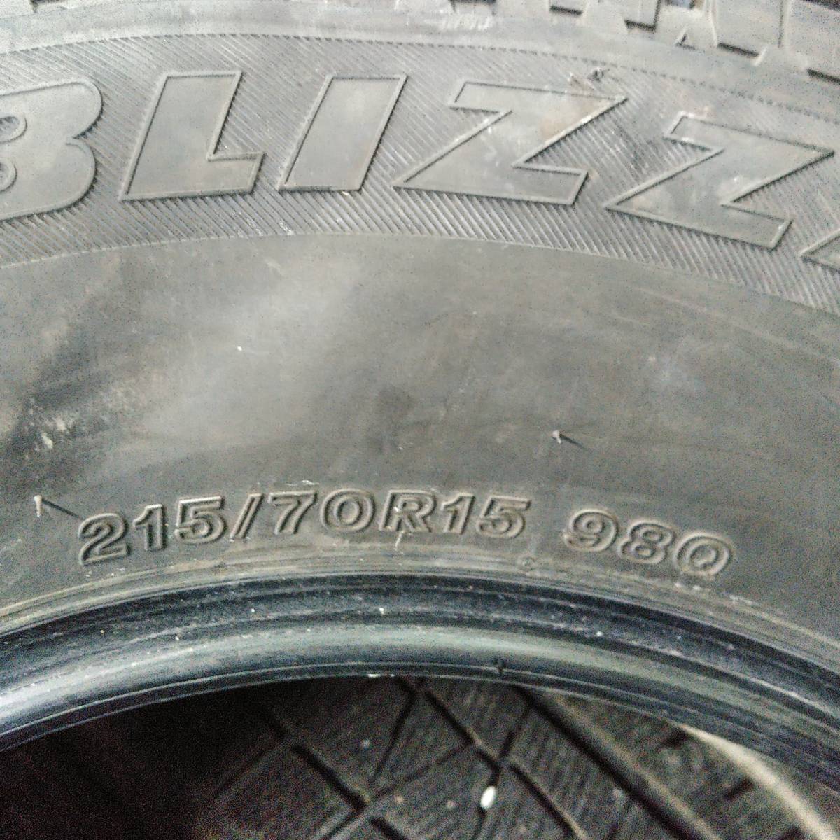 215/70R15　ブリヂストン　4本セット　ハイエースワゴン　グランドハイエース　グラビア_画像6