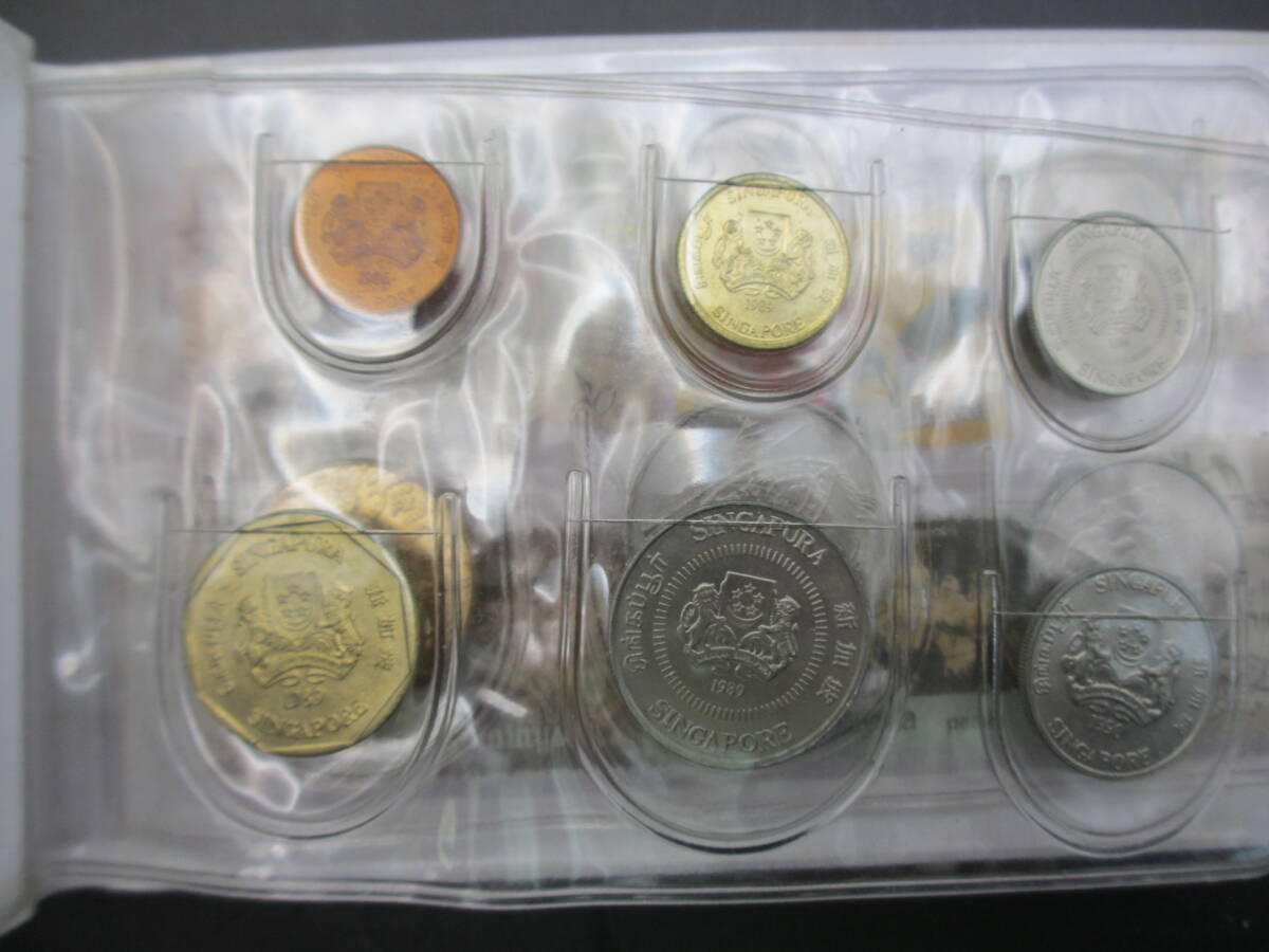 ○シンガポール　マレーシア　コイン　消印済切手　セット○KN214_画像4
