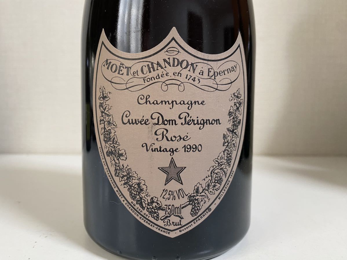 【古酒・未開栓】Dom Perignon ドンペリニヨン ヴィンテージ ロゼ 1990 750ml 12.5% ドンペリ _画像2