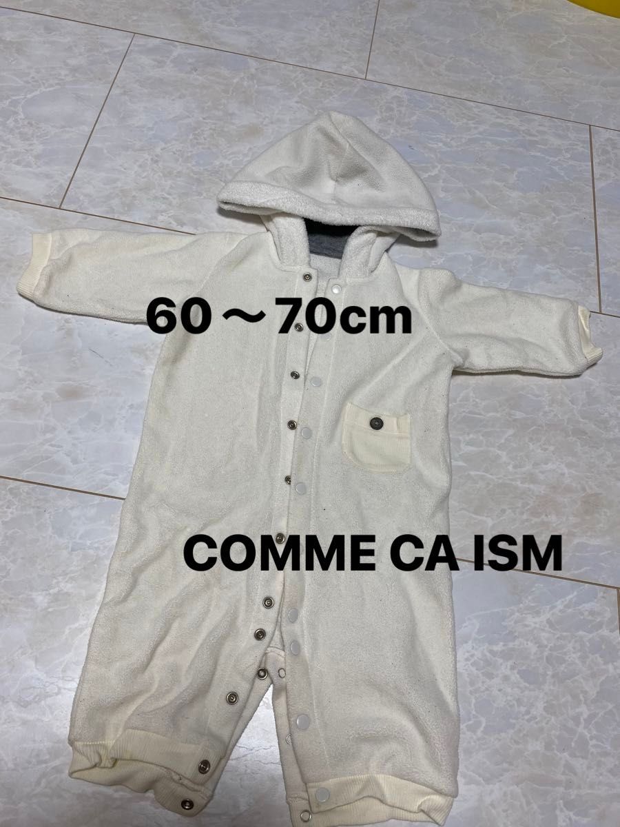 60〜70cm COMME CA ISM コムサイズム アウター ロンパース カバーオール 長袖 子供服