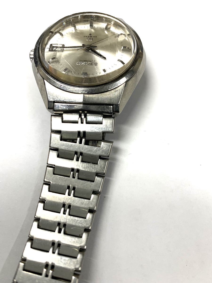 SEIKO セイコー GS グランドセイコー 6145-8050 AUTOMATIC 自動巻き 腕時計 カットガラス メダリオン 手巻き _画像7