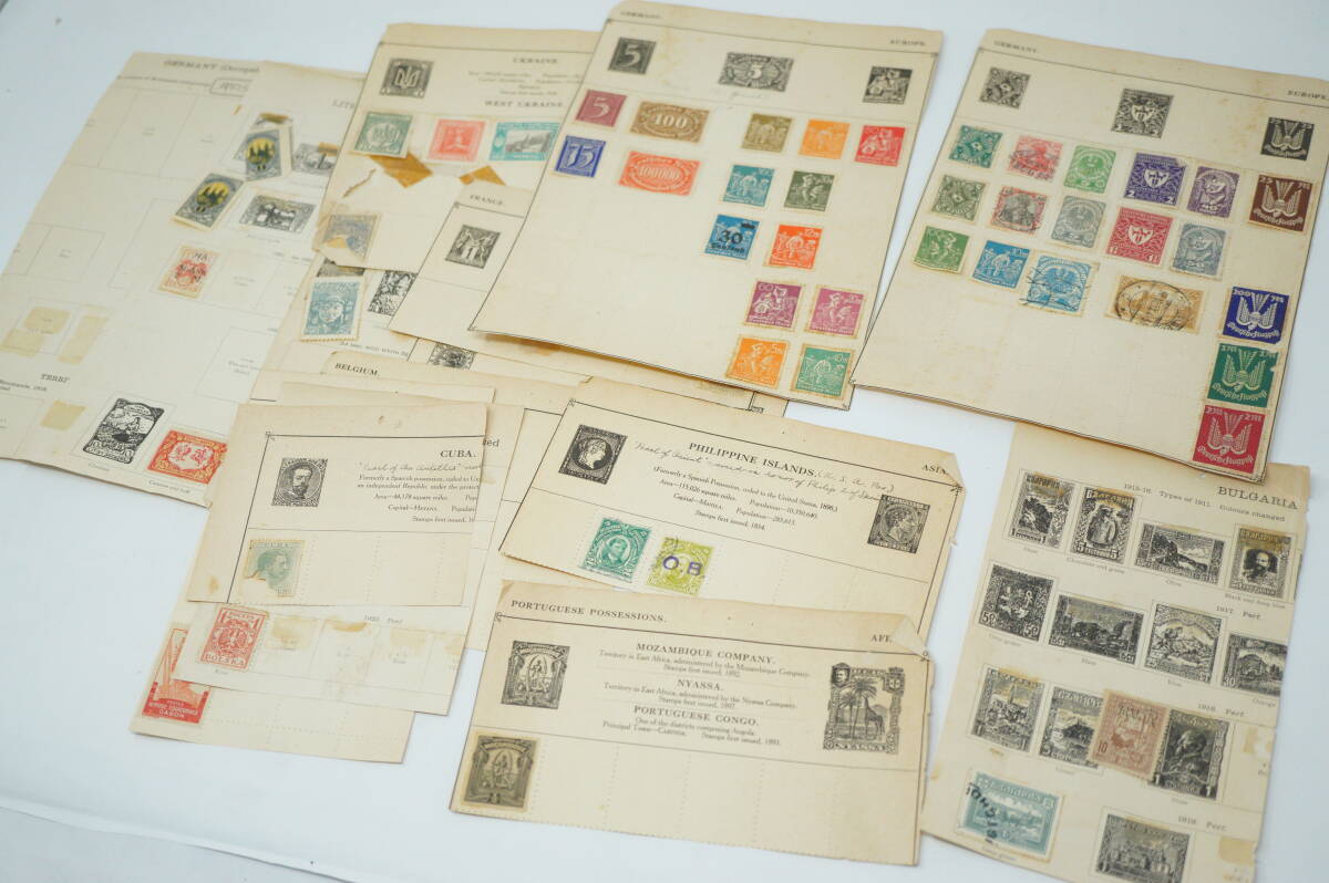 古い切手コレクション、ドイツ帝国、その他 0219E26