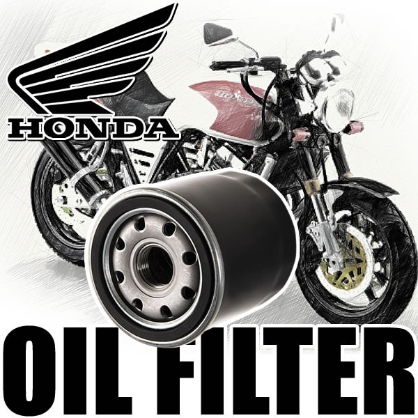 ホンダ HONDA バイク用 オイルフィルター オイルエレメント 品番：OILF08 単品 純正互換品 オートバイ_画像1