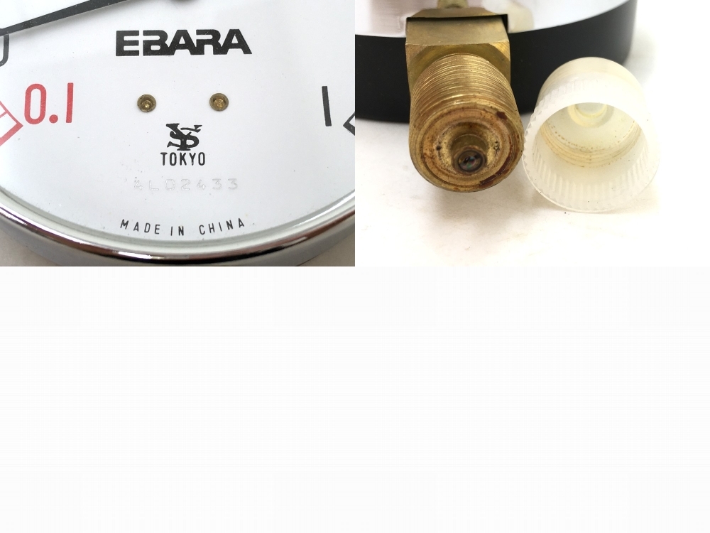 【同梱可】【60】未使用品 EBARA 荏原製作所 達成計 AT3/8 100×1 Mpa×-0.1Mpa 外箱付き ※長期保管品の画像9