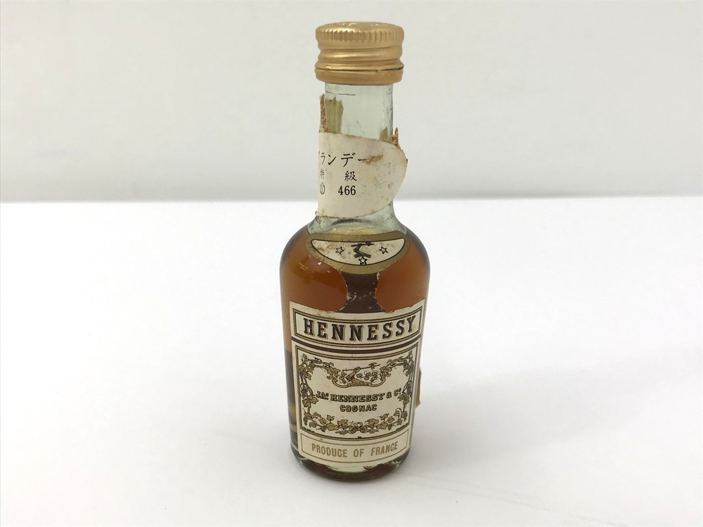 【同梱不可】【60】未開封品 ヘネシー hennessy ミニボトル X.O 40％ 50ml スリースター 42％ 30ml 2本セット_画像6