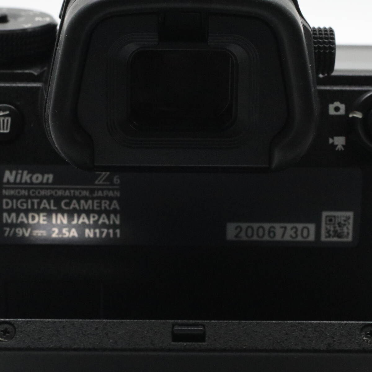 【美品】Nikon ミラーレスカメラ 一眼 Z6 ボディ ブラック #D00-2106_画像7