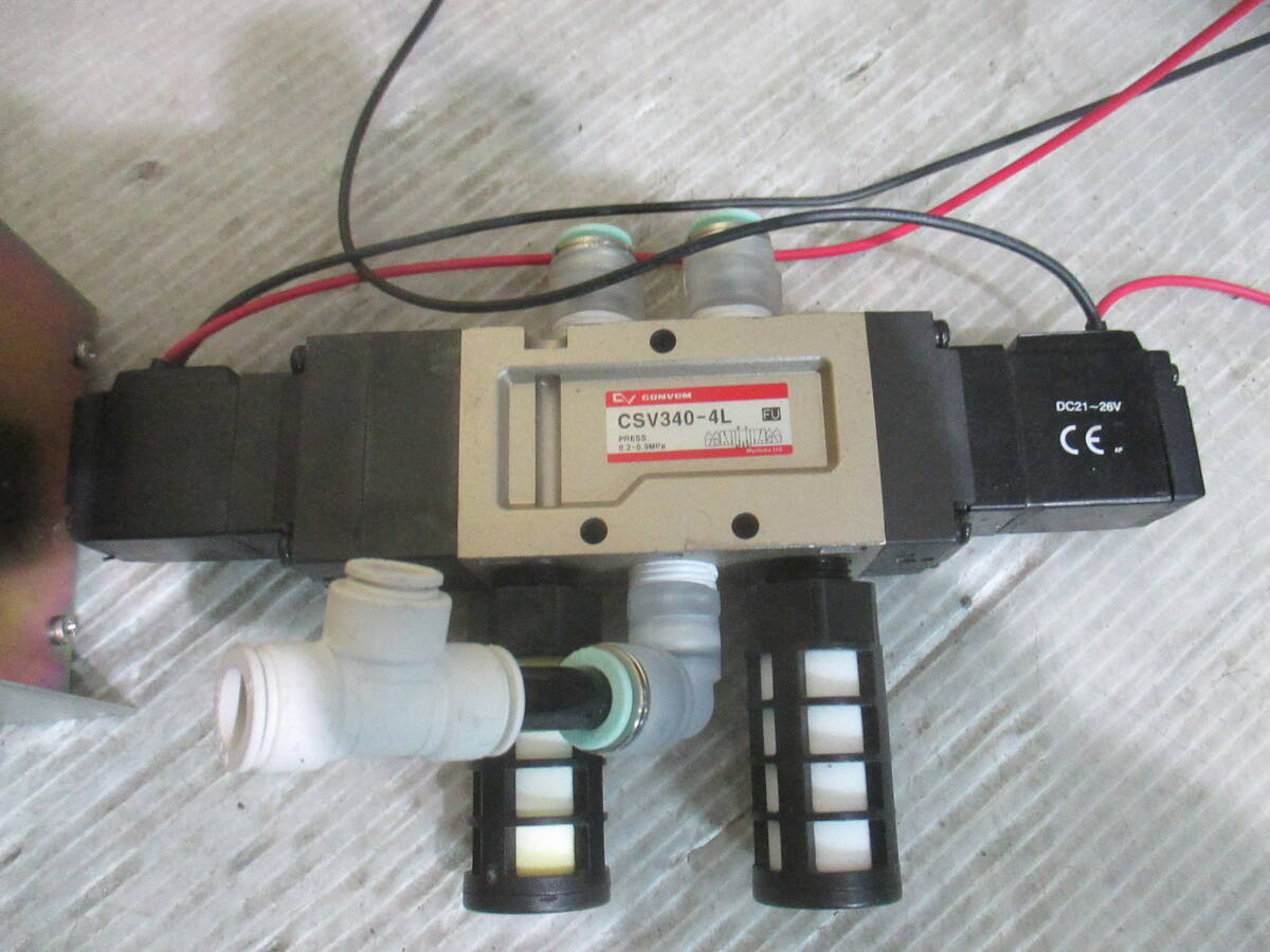 [G1-4/S60223-1]★Sigma Technology ベローズシリンダポンプ専用コントローラー　Pump Controller ECT-1（B) & Convum CSV340-4L★_画像5