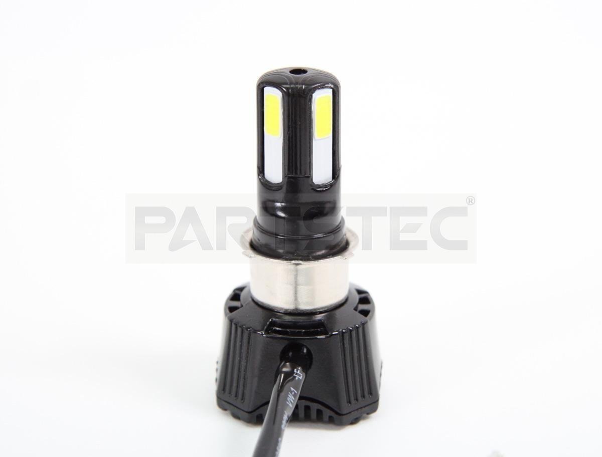 バイク用 ファン付 LED バルブ 4600lm 4面発光 ヘッドライト H4/PH8/PH7 直流/交流 ホワイト スーパーカブ50 ジャイロキャノピー/134-96(B)_画像2