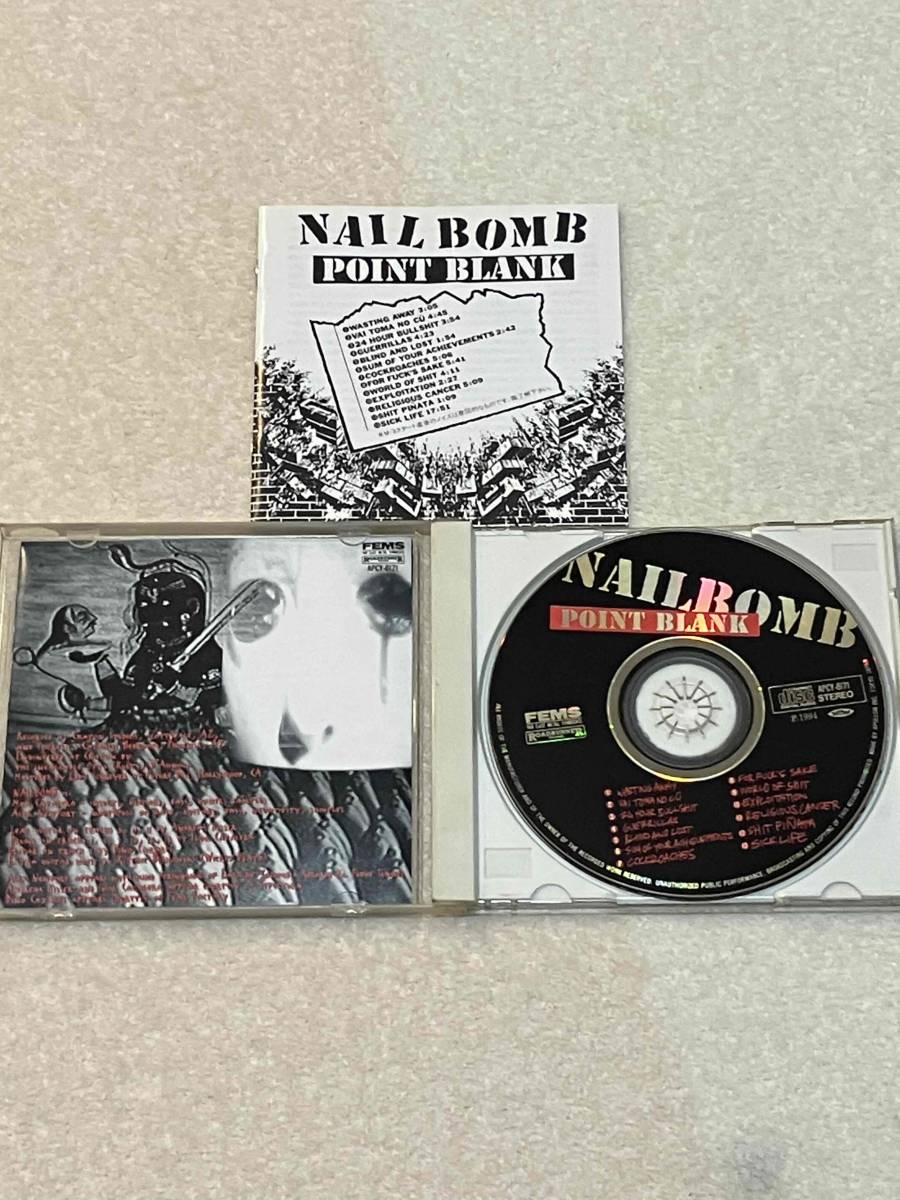 NAILBOMB●POINT BLANK●日本盤 ネイルボム/ポイントブランク_画像3