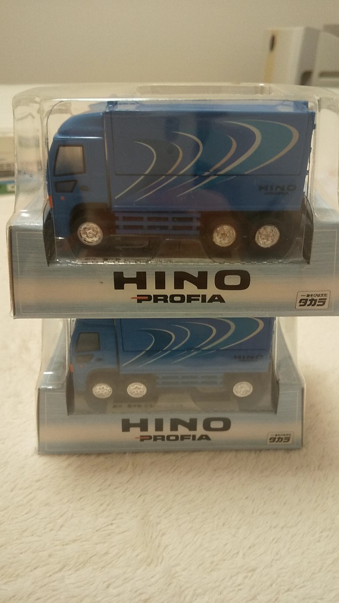 チョロQ　★前輪ニ軸★ 日野 プロフィア HINO PROFIA 2 トラック ２台セット_画像1