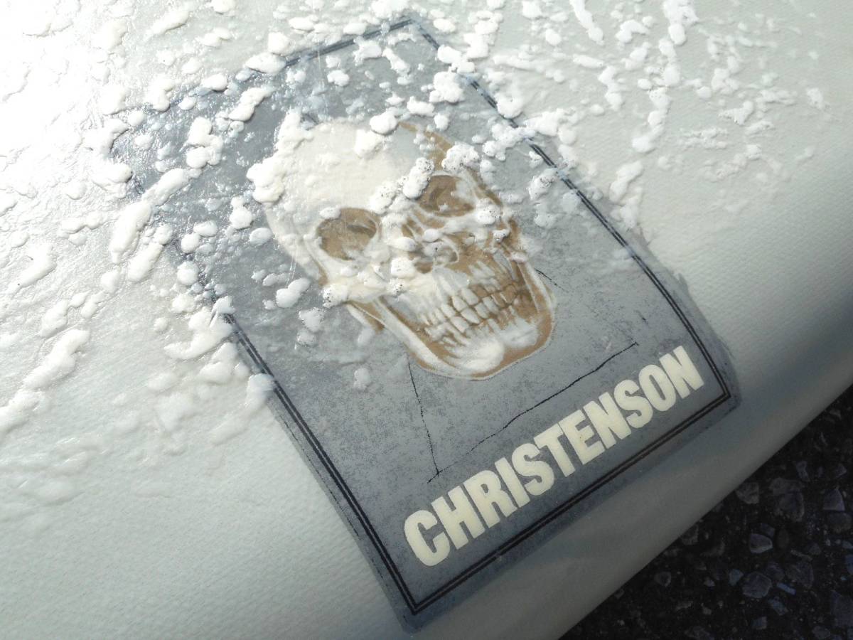 Christenson クリステンソン LANESPLITTER レーンスプリッタ― ショートボード5'10フィート フィンSLIM FITスリムフィット ケース付 _画像5