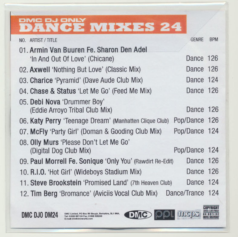 CD●V.A●DMC Dance Mixes 24_画像2