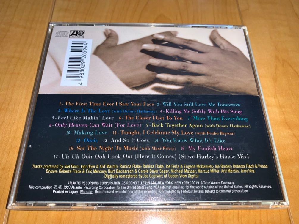 【国内盤CD】ロバータ・フラック / Roberta Flack / ベスト・オブ / Softly With These Songs: The Best Of Roberta Flack_画像2