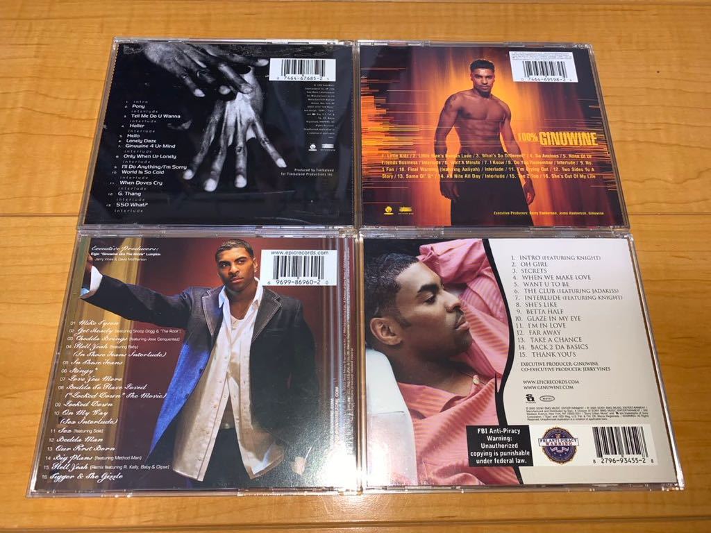 【輸入盤CD】Ginuwine アルバム4枚セット / ジェニュウィン / Ginuwine…The Bachelor / 100% / The Senior / Back Ⅱ Da Basics_画像2