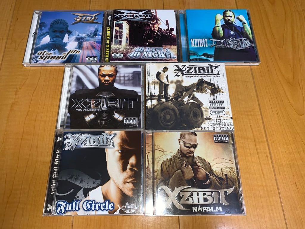 【即決送料込み】Xzibit 7作品 / イグジビット / 40 Dayz & 40 Nightz / Man VS Machine / Weapons Of Mass Destruction / Full Circle_画像1