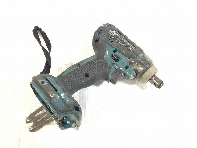 【送料無料☆彡バンパ破損あり】makita マキタ 18V 充電式インパクトレンチ TW181D 本体のみ 電動工具 締め付け 85930_画像3