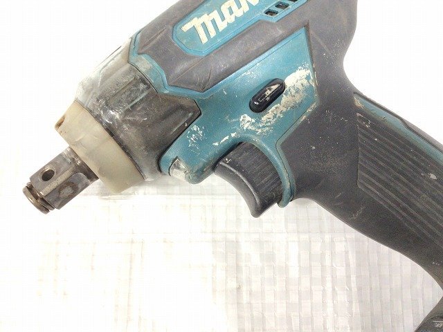 【送料無料☆彡バンパ破損あり】makita マキタ 18V 充電式インパクトレンチ TW181D 本体のみ 電動工具 締め付け 85930_画像8