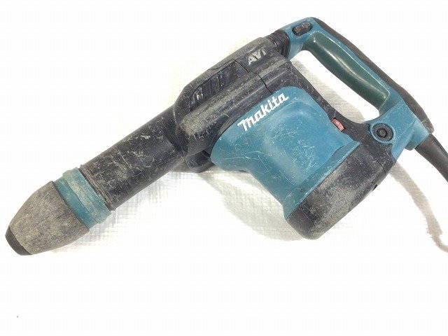 【送料無料☆彡コード補修あり動作品】makita マキタ 電動ハンマ HM0871C ハツリ チッパー コンクリートブレーカー 86016_画像4