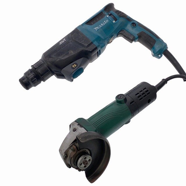 【送料無料☆彡修理できる方必見!ジャンク品】makita ハンマドリル HR2601F 日立 ディスクグラインダ G10SP3 バッテリ BSL36A18 84886_画像2