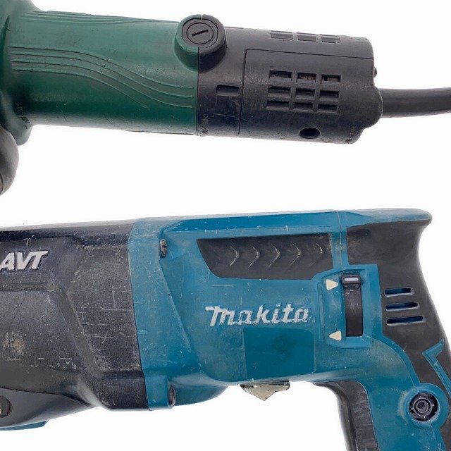 【送料無料☆彡修理できる方必見!ジャンク品】makita ハンマドリル HR2601F 日立 ディスクグラインダ G10SP3 バッテリ BSL36A18 84886_画像7