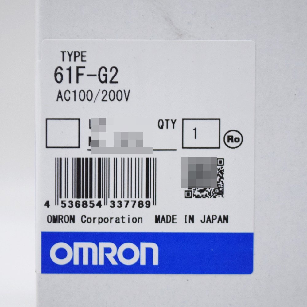 2点セット 新品 オムロン フロートレススイッチ 61F-G2 AC100/200V ベースタイプ OMRON_画像2