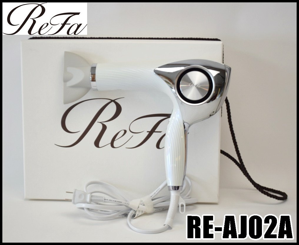 MTG ReFa ビューテック ドライヤープロ RE-AJ02A ホワイト 2021年 専用モード3種類 ハイドロイオン リファ BEAUTECH_画像1