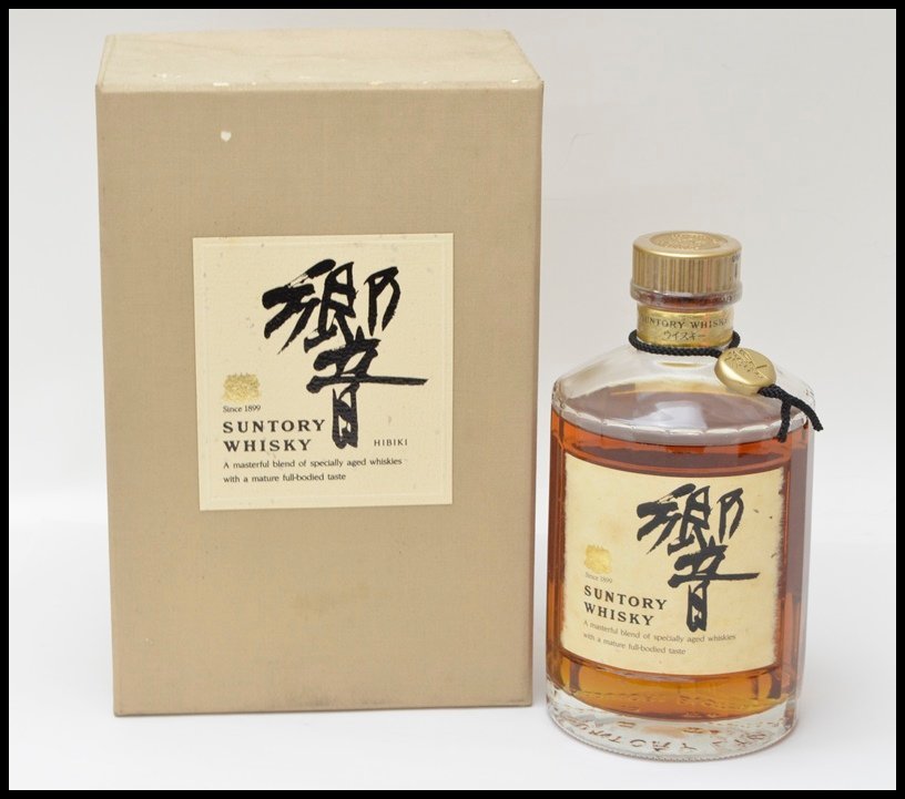 未開栓 サントリー 響 金キャップ 裏ゴールドラベル ウイスキー 750ml 43度 箱付 SUNTORY WHISKY HIBIKI 【愛知県内発送限定】_画像1