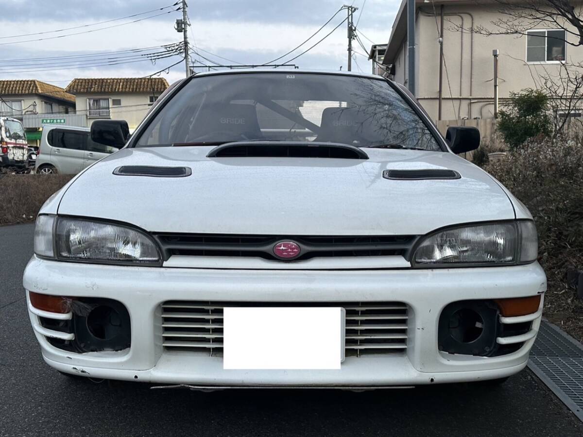 平成７年インプレッサWRX 2.0-ICターボ4WD・GC8・2名乗車公認・５速・BRIDEバケット・ロールゲージ・すぐのり車検令和６年11月_画像5