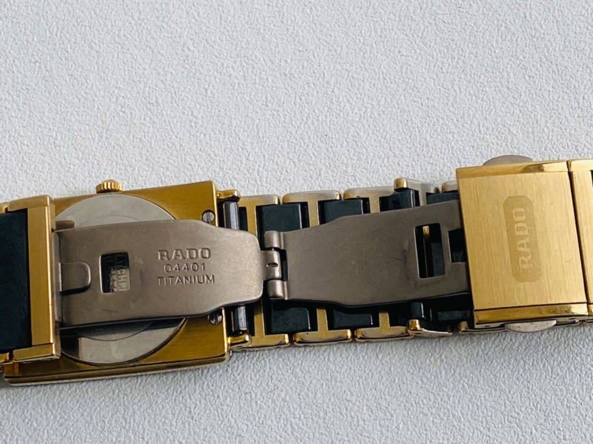 RADO ラドー DIASTAR ダイヤスター ceramic セラミック men’s メンズ watch 時計 quartz QZ クォーツ 稼働中_画像7