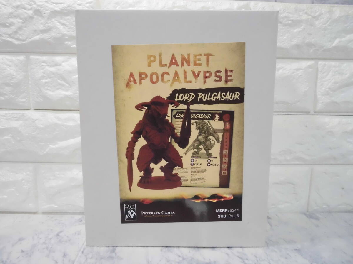 【ジャンク】PETERSEN GAMES 　PLANET APOCALYPSE　「LOAD PULGASAUR (プルガサウル卿)」　フィギュア_全体的にダメージがあります