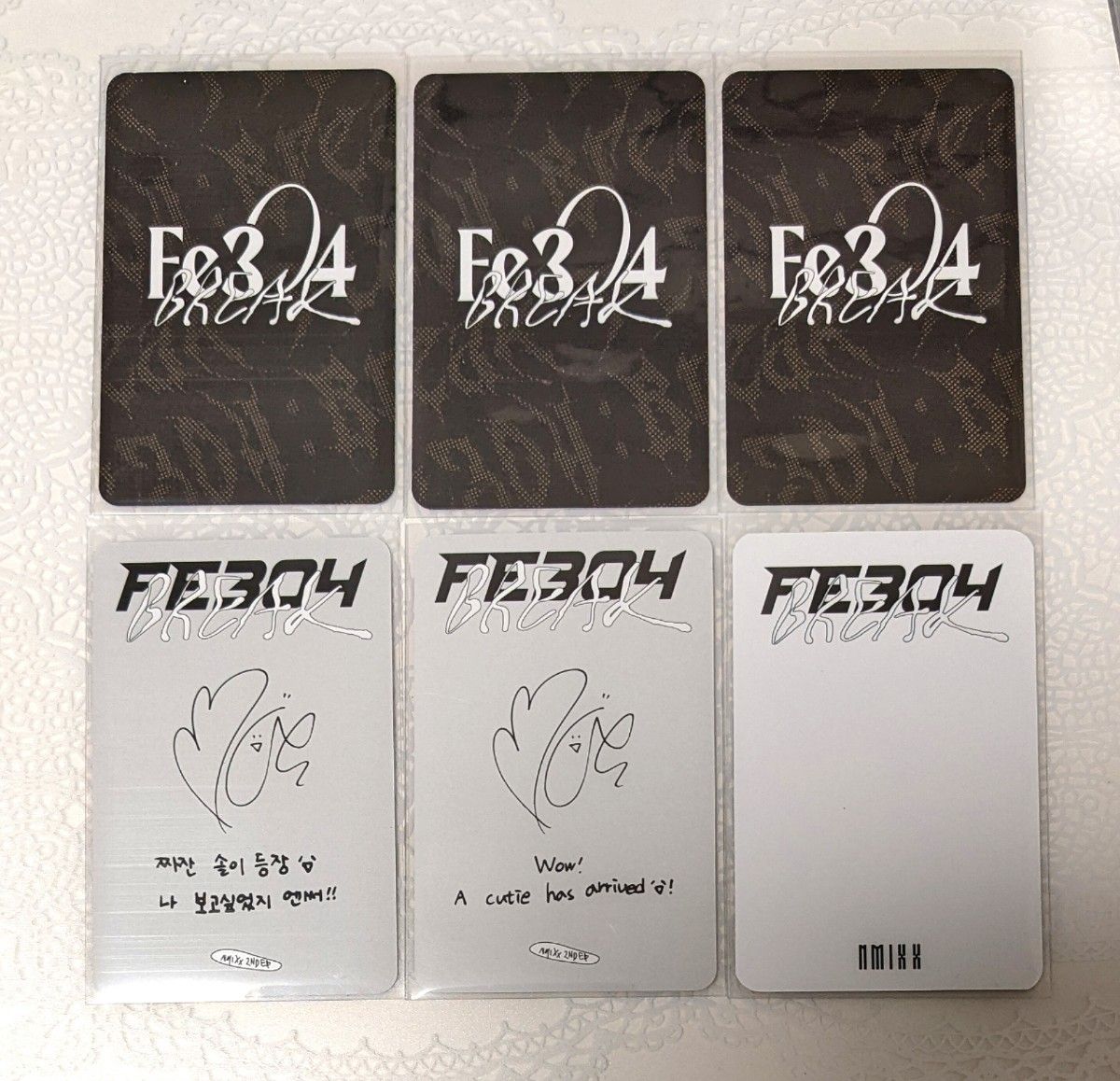 専用】nmixxエンミックス Fe3O4 BREAK Limited ver 新品未開封 専用】nmixxエンミックス Fe3O4 BREAK Limited ver 新品未開封