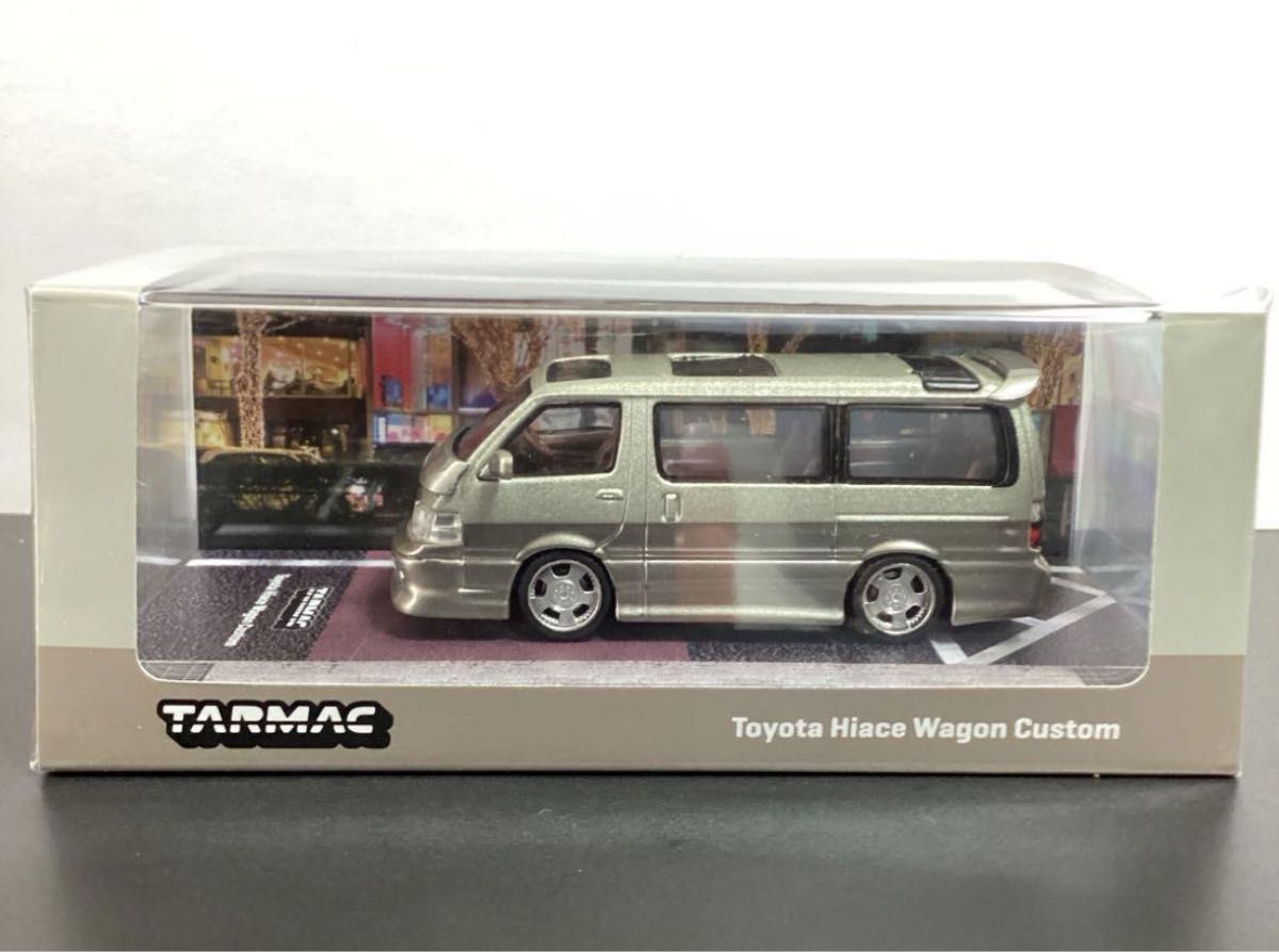 日本未販売 Tarmac トヨタ 100系 ハイエース AZ-MAX仕様 1/64 ミニカー オートサロン 限定 MINI GT