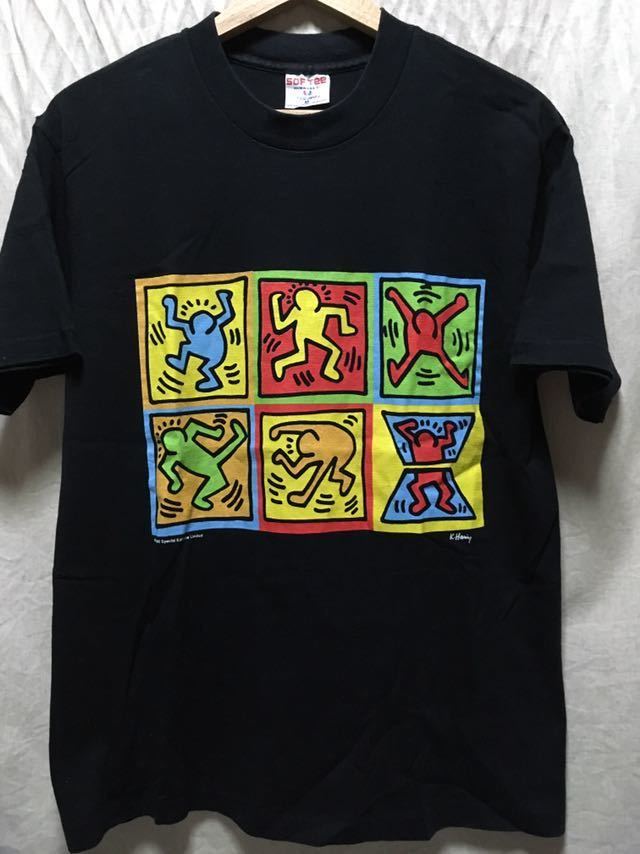 美品 90's キース ヘリング Tシャツ M リミテッド 1996 keith haring アメリカ製 希少品