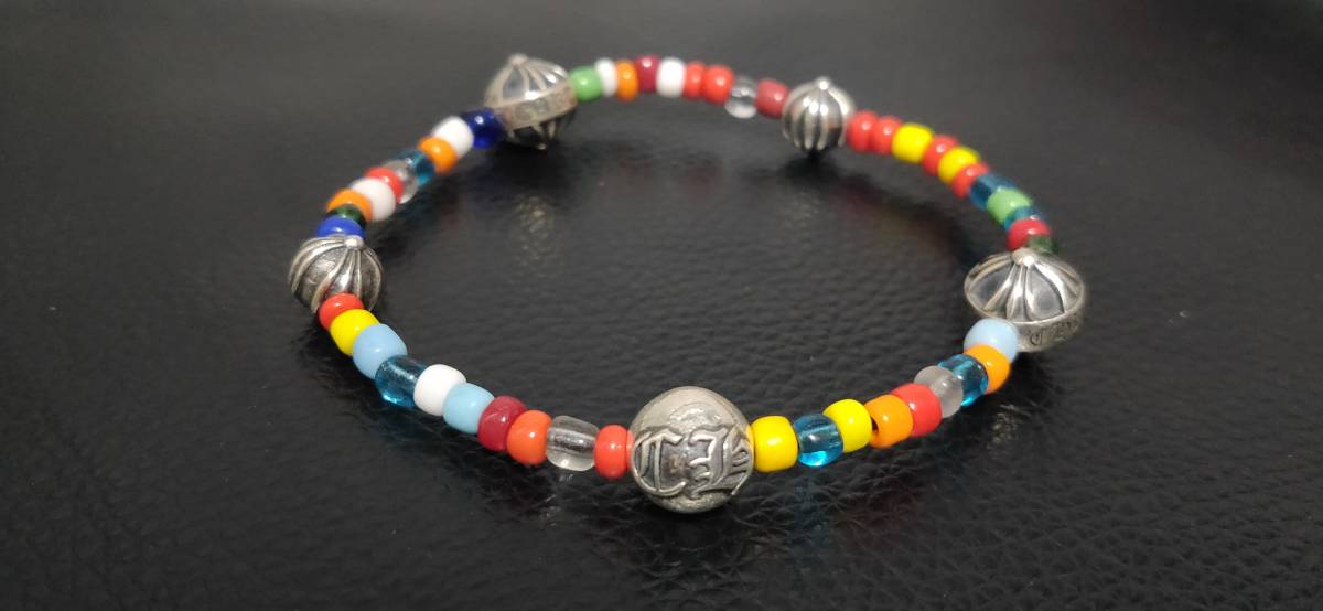 Chrome Hearts silver925 malibu limitation beads bracele Chrome Hearts silver925 malibu limitation beads bracele
