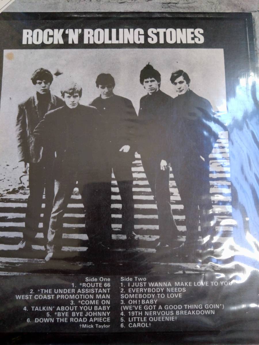 LP Rolling Stones Rock 'n' Rolling Stones レコード 1980 ステッカー★LASE DISC ローリングストーンズの画像4