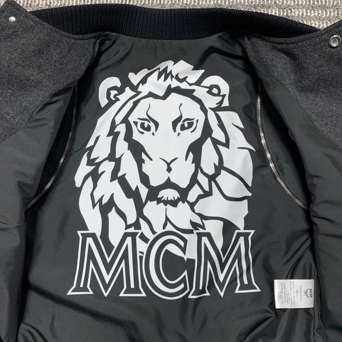 MCM 袖レザー 取り外し可 2way スタジャン ジャケット MCM 袖レザー 取り外し可 2way スタジャン ジャケット