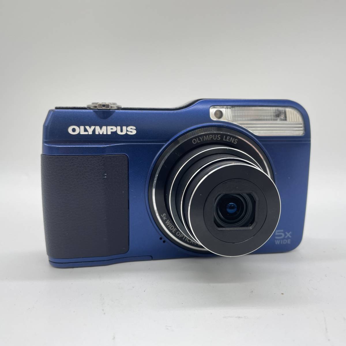 【動作確認済】OLYMPUS STYLUS VG-190 BLUE コンデジ　デジカメ　デジタルカメラ　シャッター&フラッシュ動作OK_画像2